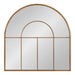 Windowpane Mirror Gold 30x30 5