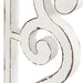 Console Table Rustic Brown White 42x14x30 3