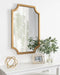 Scallop Mirror Gold 24x36 6