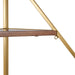Accent Shelf Walnut Brown 24x17x38 4