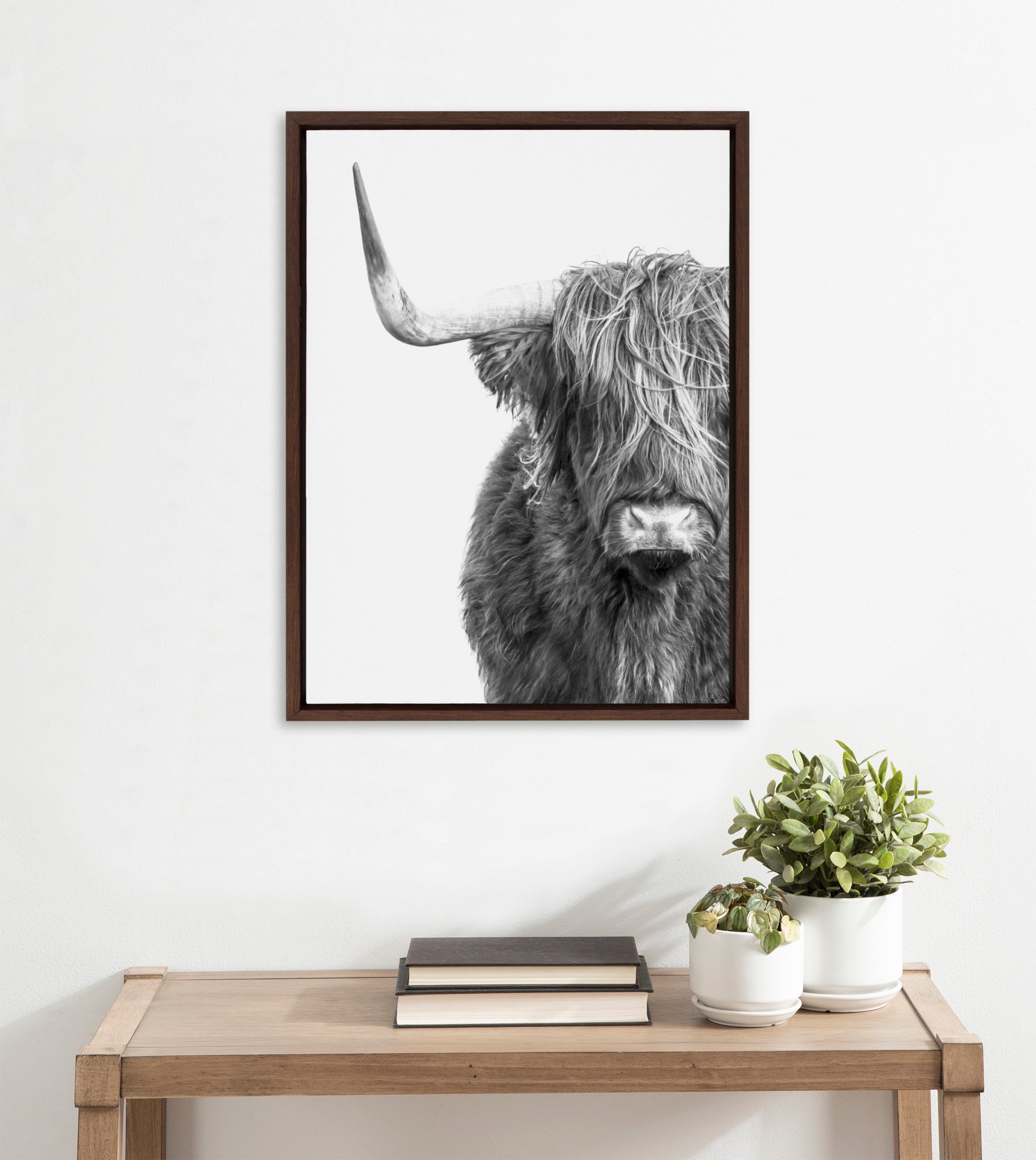 Framed Canvas Sylvie Walnut 18x24 5