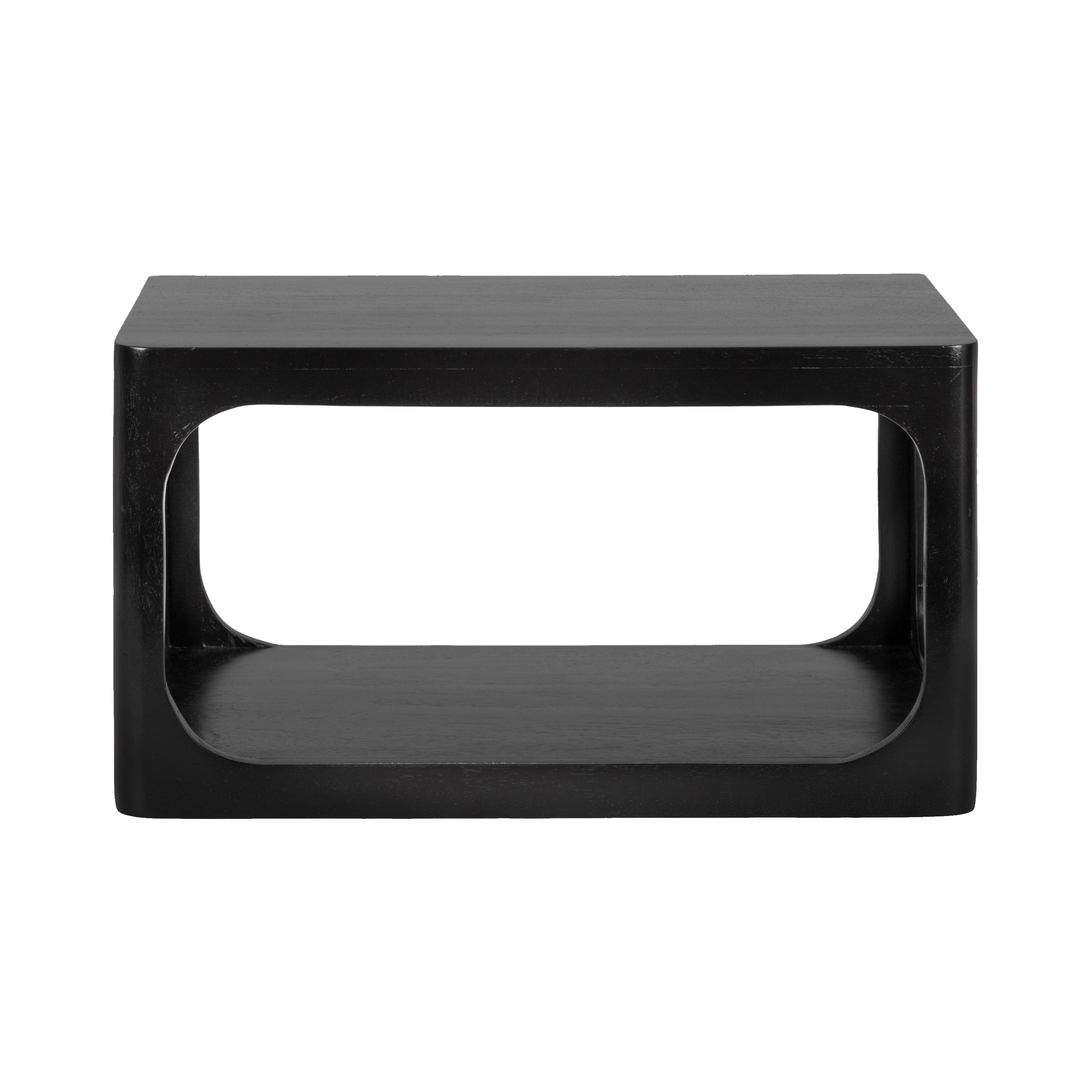 Floating Side Table Black 18x10x10 5