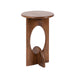 Side Table 14x14x22 Walnut Brown 1