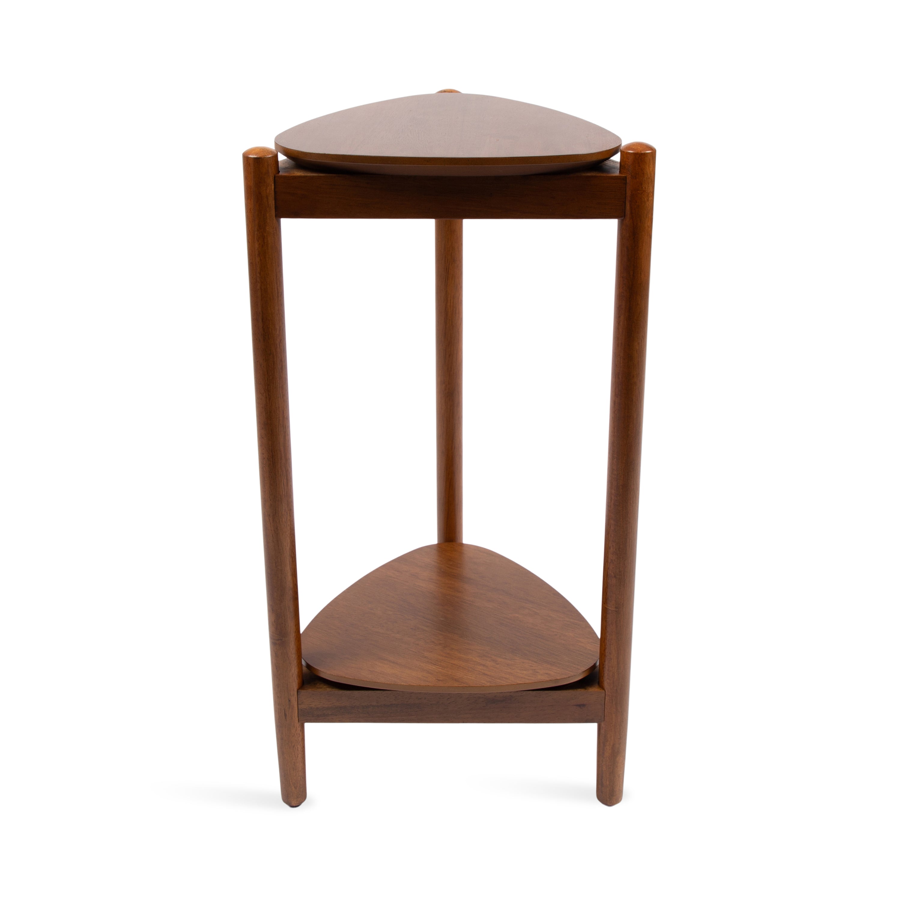 Side Table 12x13x24 Walnut Brown 5