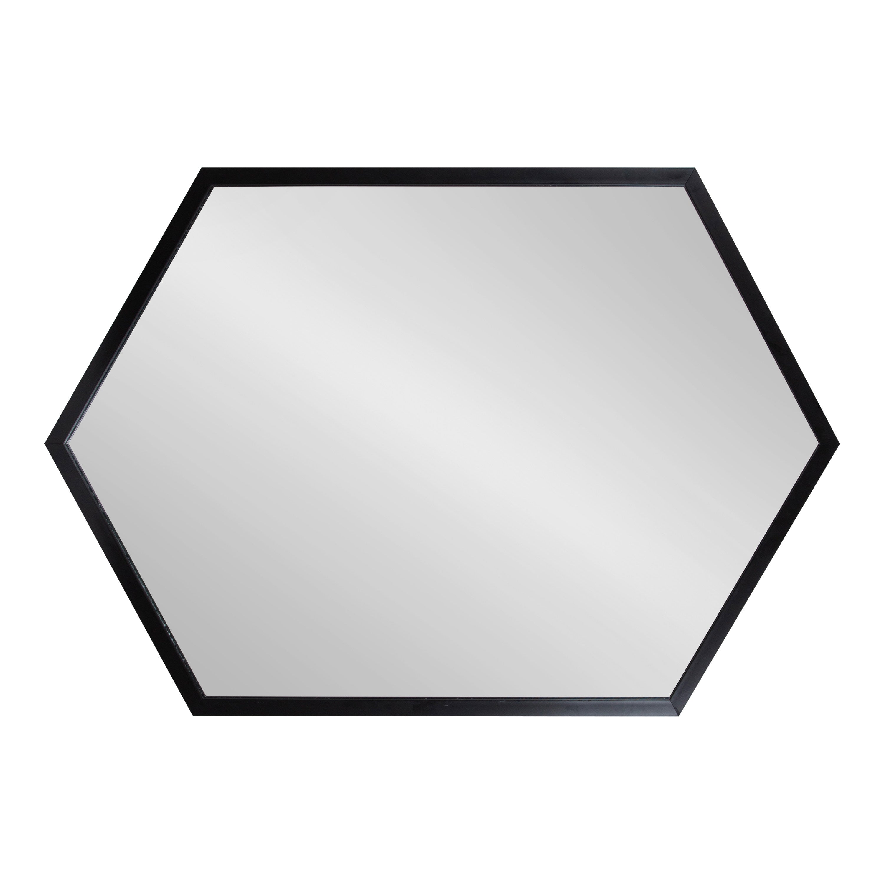 Hexagon Mirror 24x36 Black 6