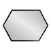 Hexagon Mirror 24x36 Black 6