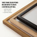 Framed Printed Art Gold 20x16 4