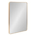 Rectangle Mirror Gold 30x42 1