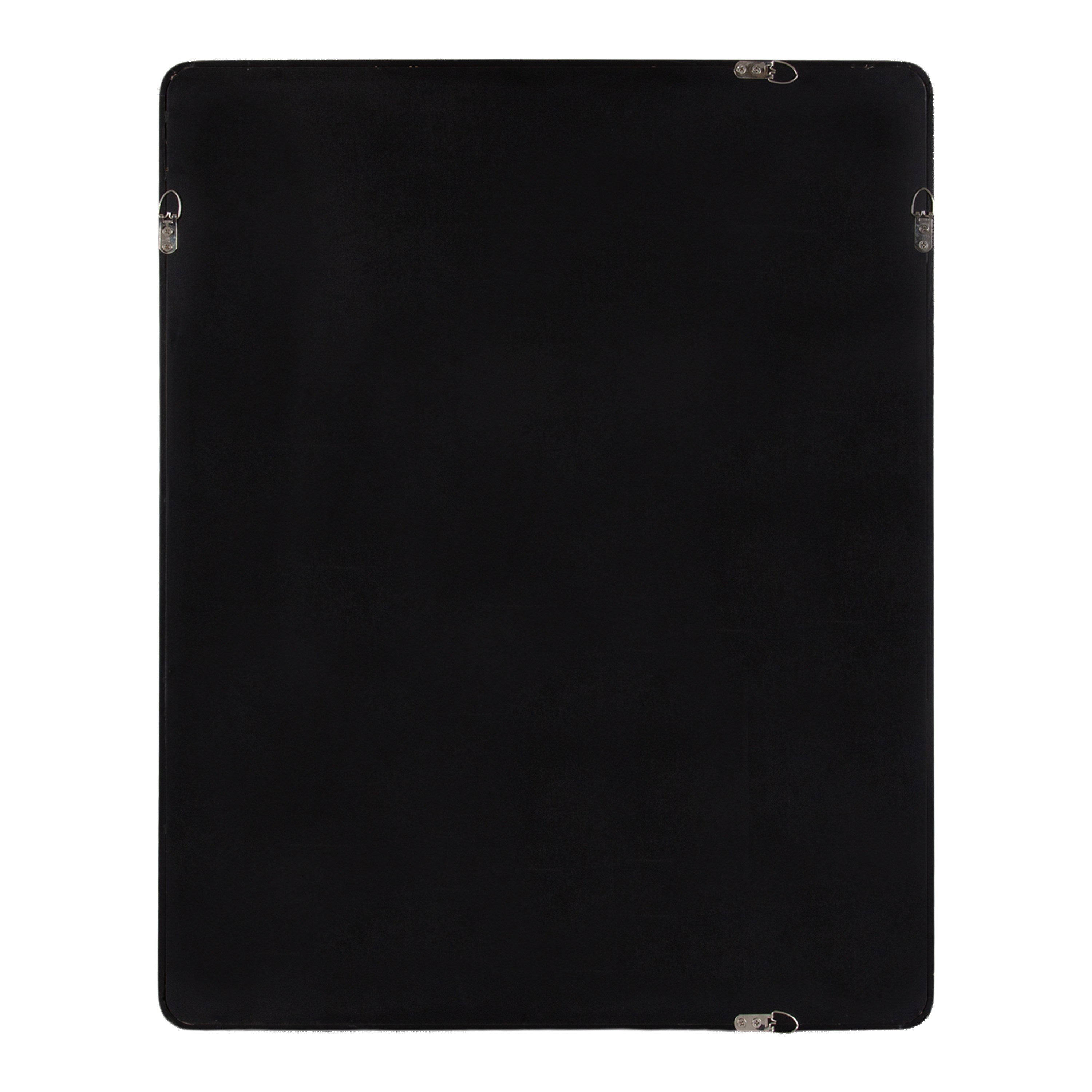 Rectangle Mirror Dark Brown 24x30 4