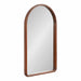 Arch Mirror Dark Brown 20x36 1