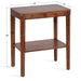 Side Table Walnut Brown 22x14x26 2