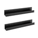 Floating Shelf Black 2 Piece 24 Inch 1