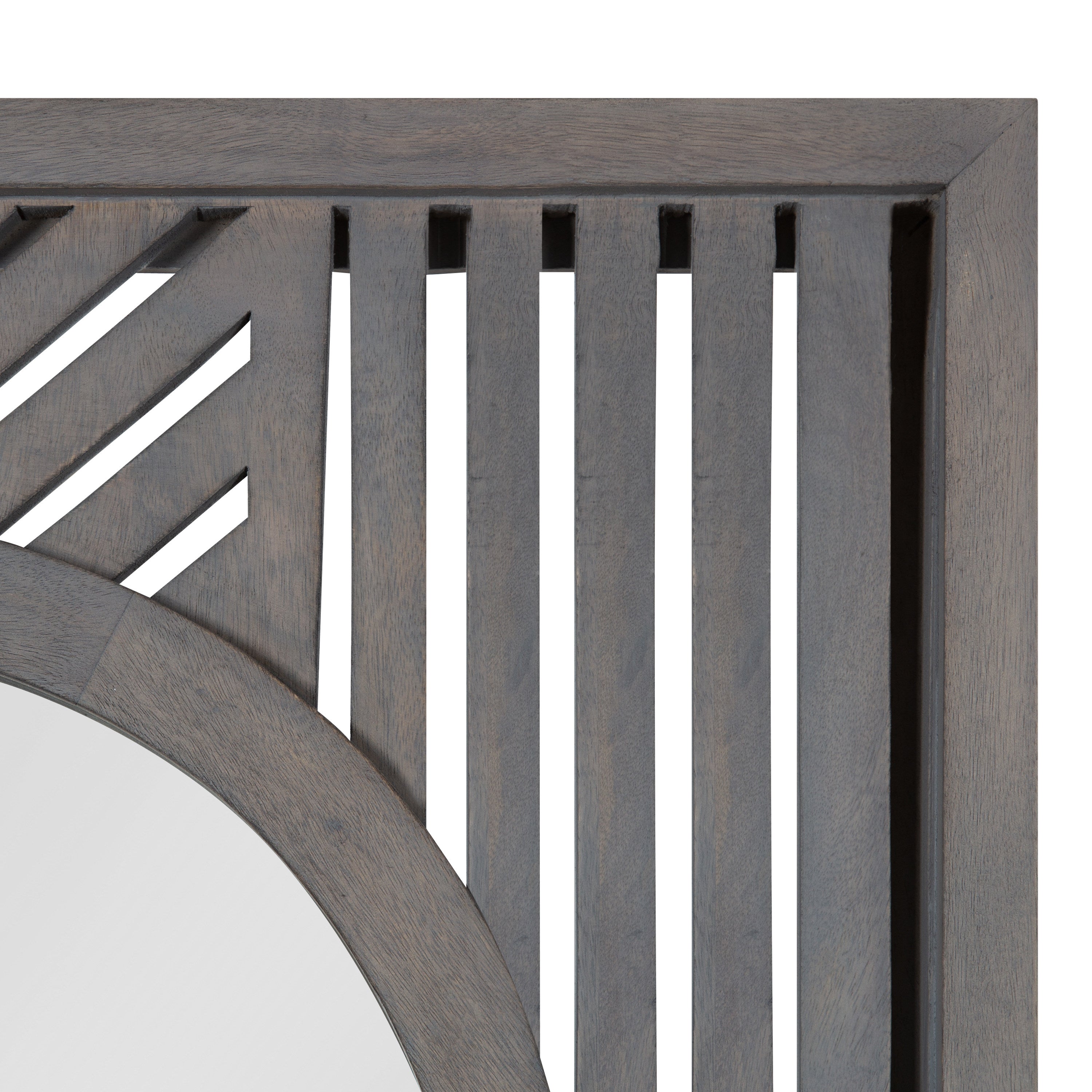 Square Mirror Gray 30x30 3