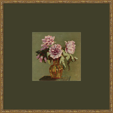 Framed Art 25x25 Belvedere Bronze 1