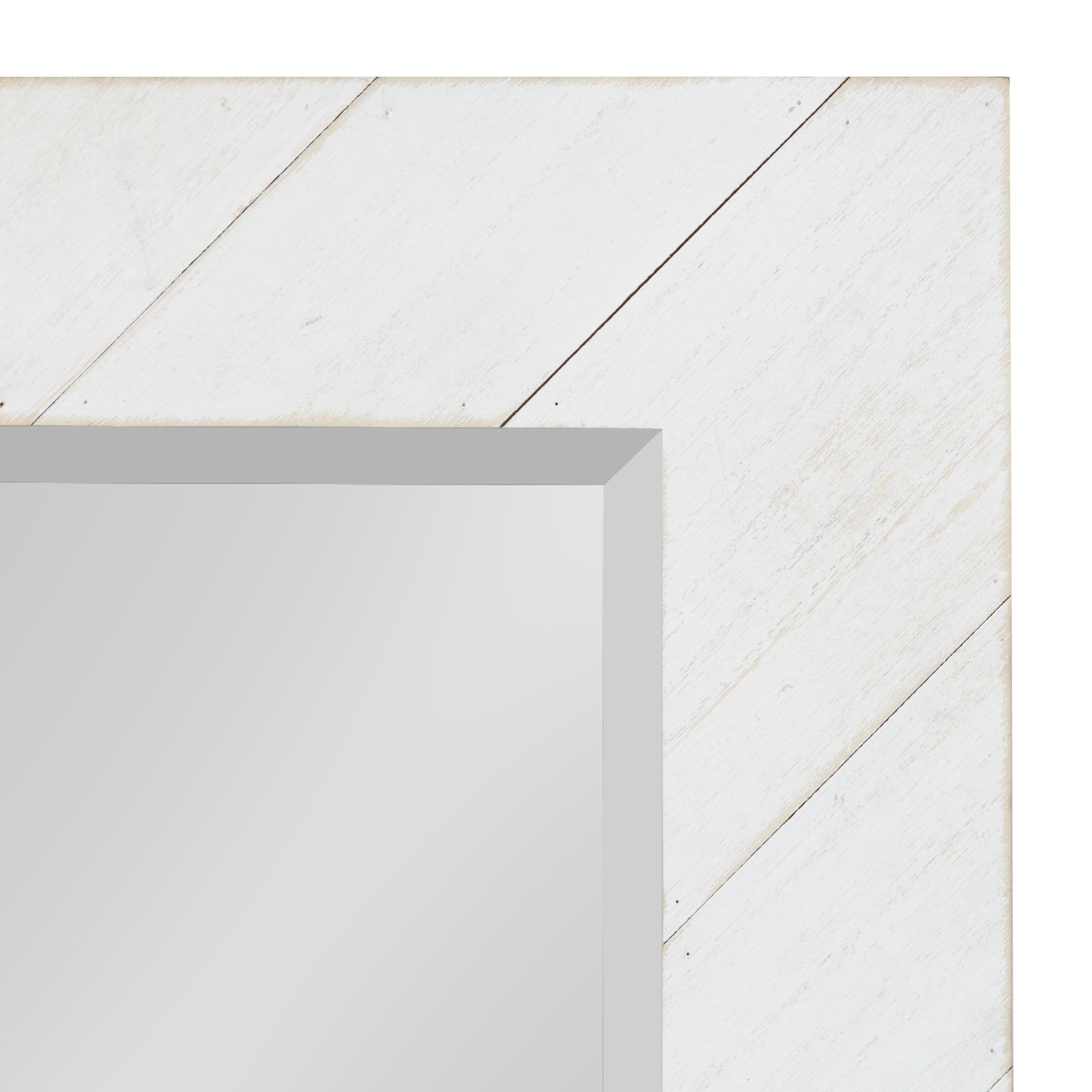 Rost Pieced Wood Framed Wall Mirror
