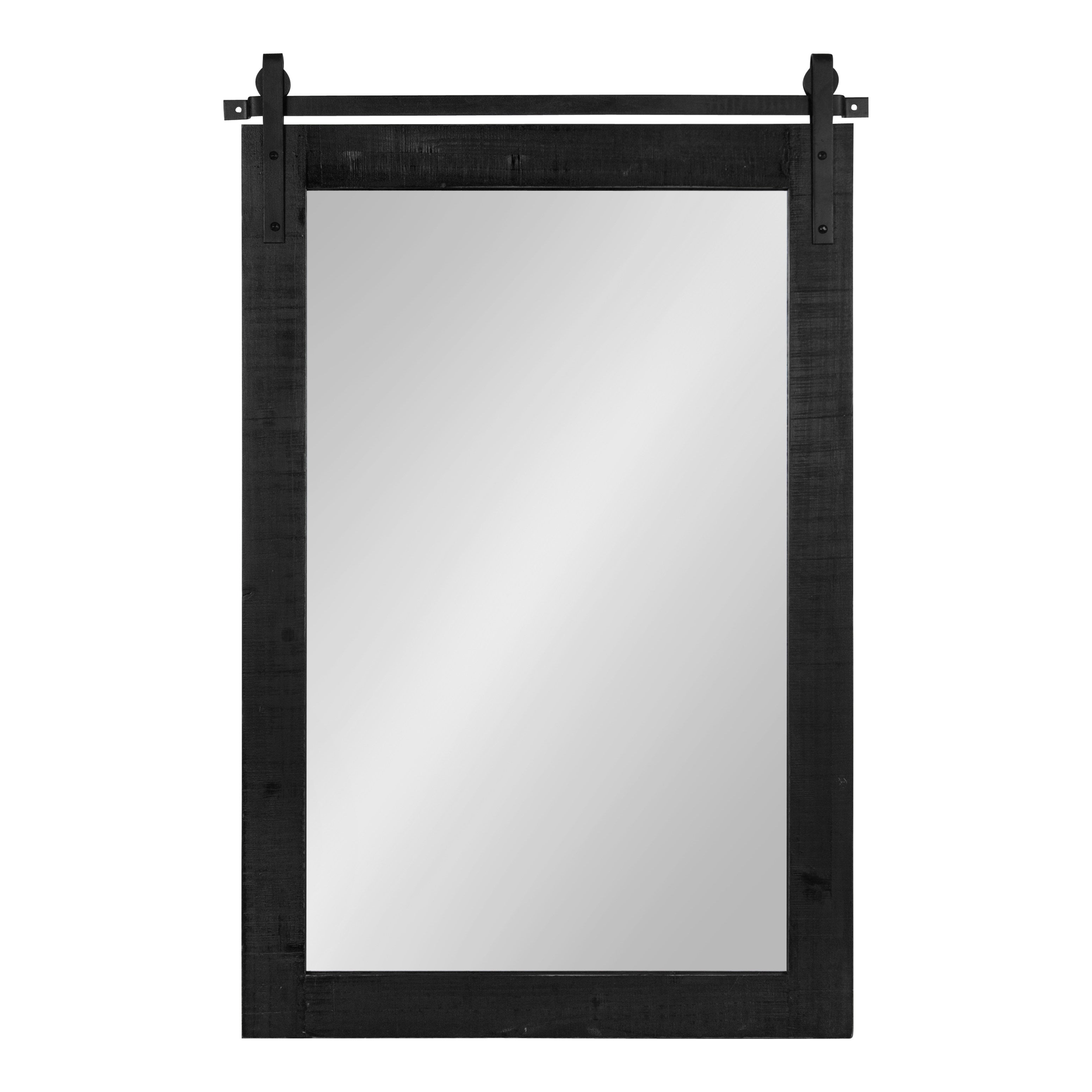 Rectangle Mirror Black 24x38 2