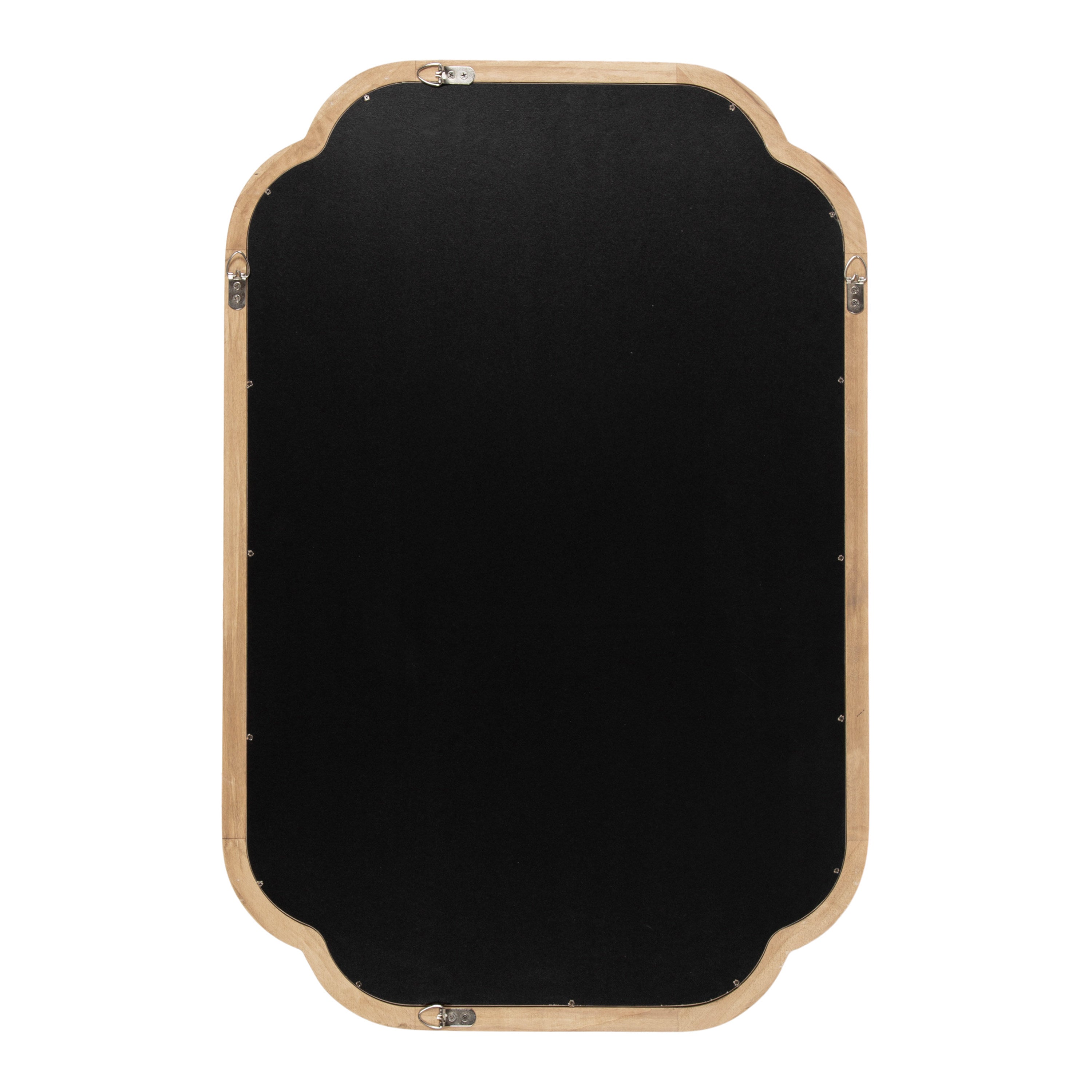 Scallop Mirror Natural Beige 24x36 4