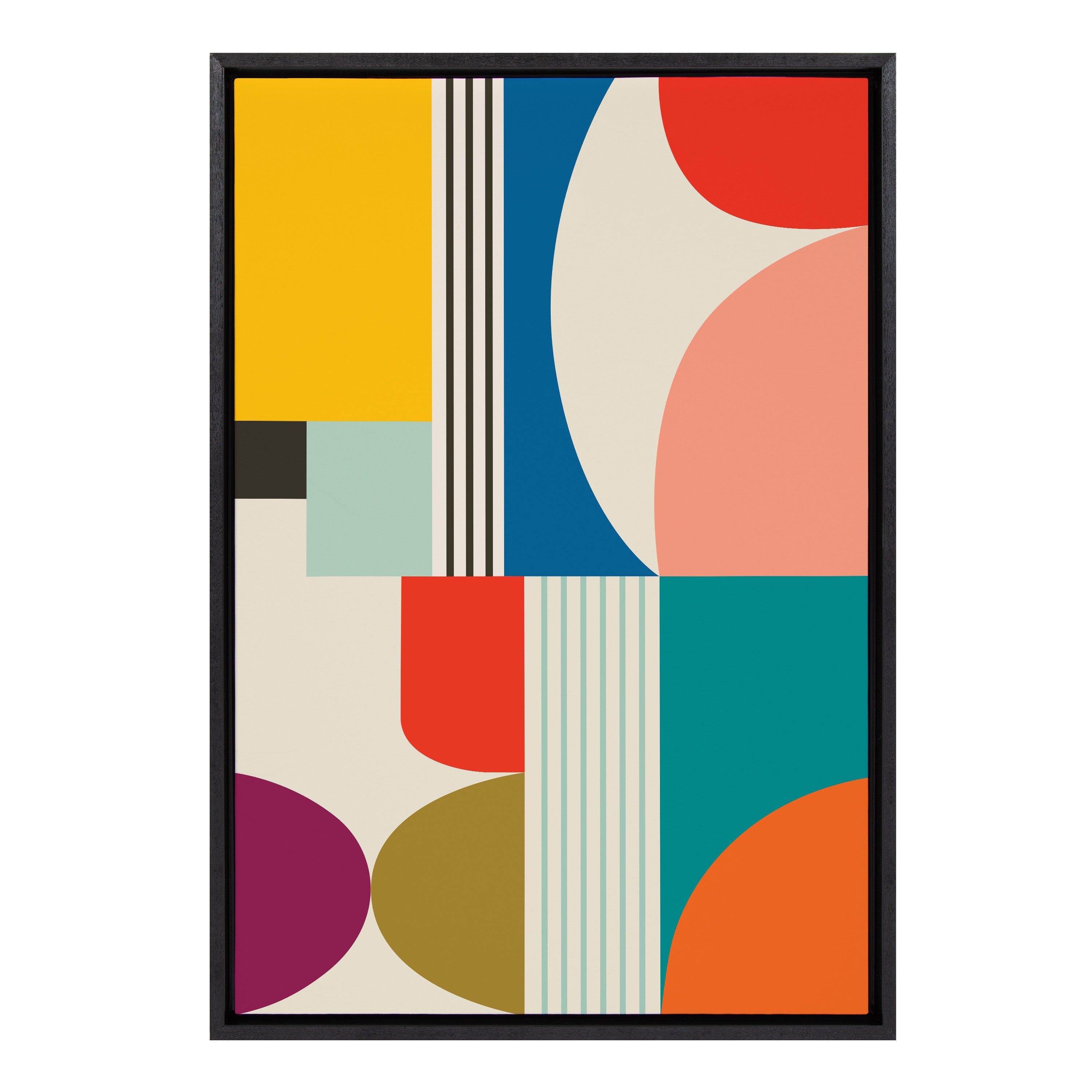 Framed Canvas Sylvie Black 23x33 1