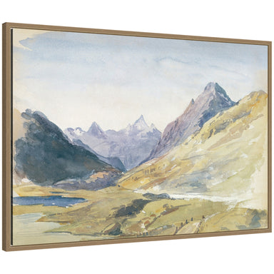 Framed Canvas 33x23 Sylvie Dark Gold 1