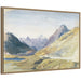 Framed Canvas 33x23 Sylvie Dark Gold 1