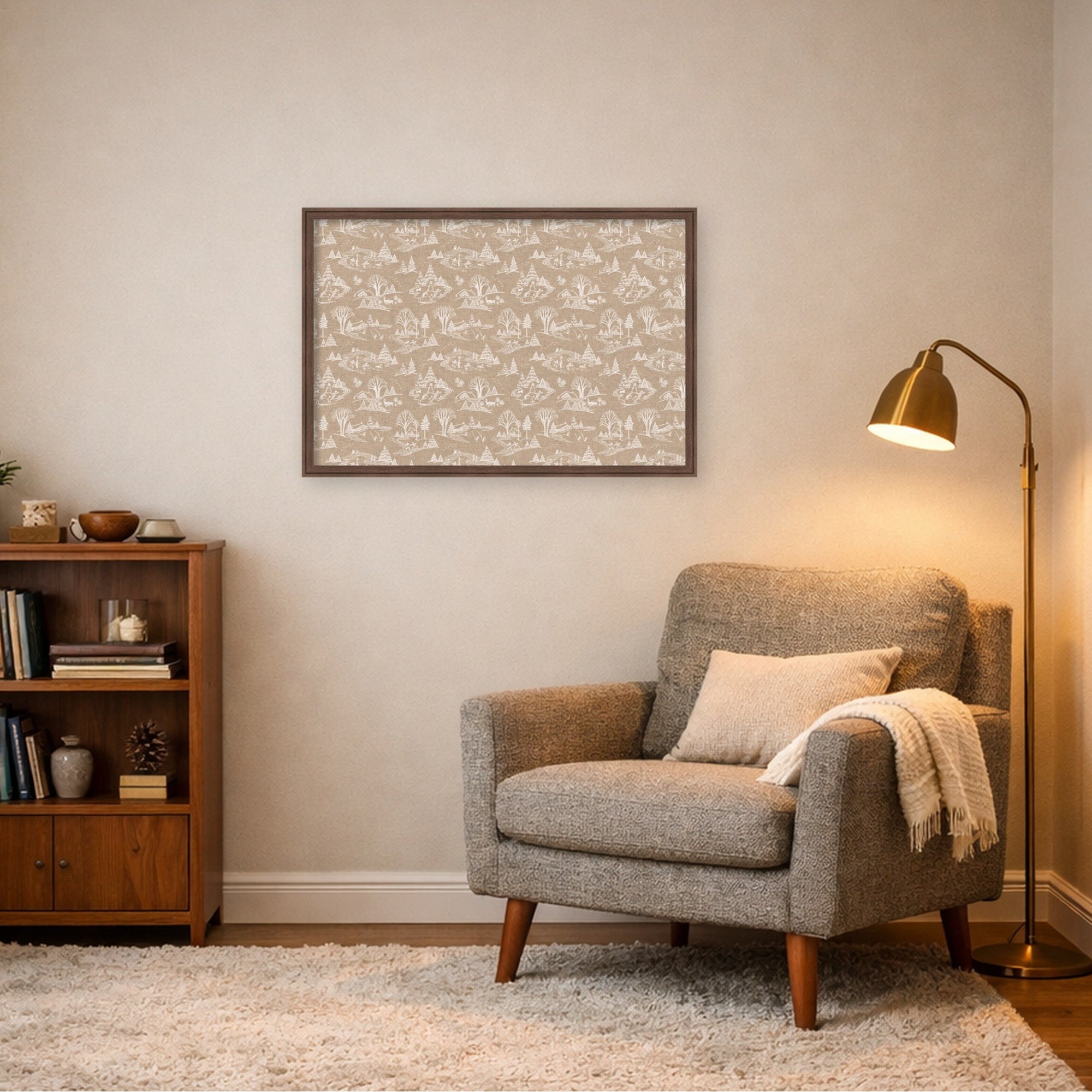 Pinboard Florence Medium Brown 38x26 6