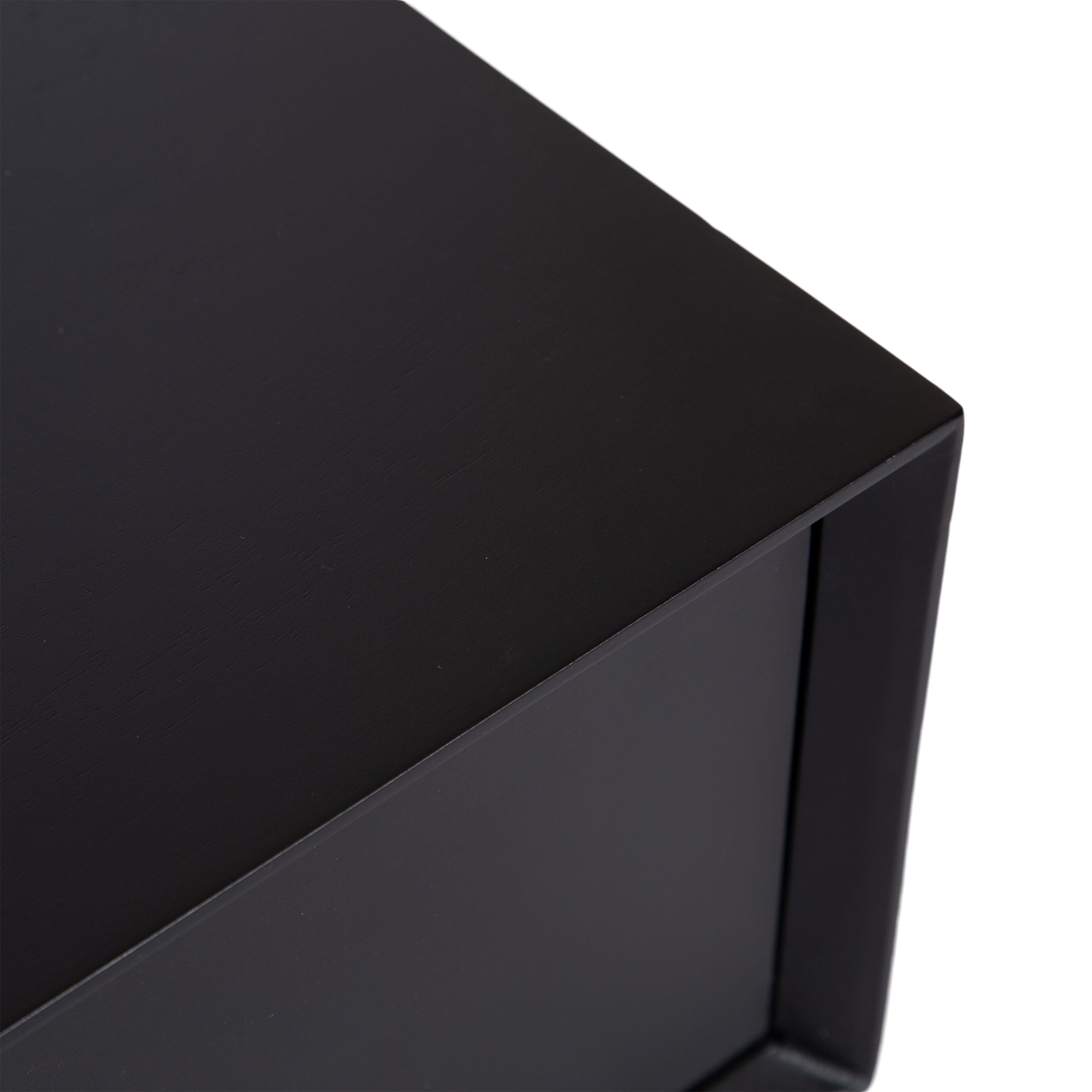 Floating Console Table Black 30x9x6 3