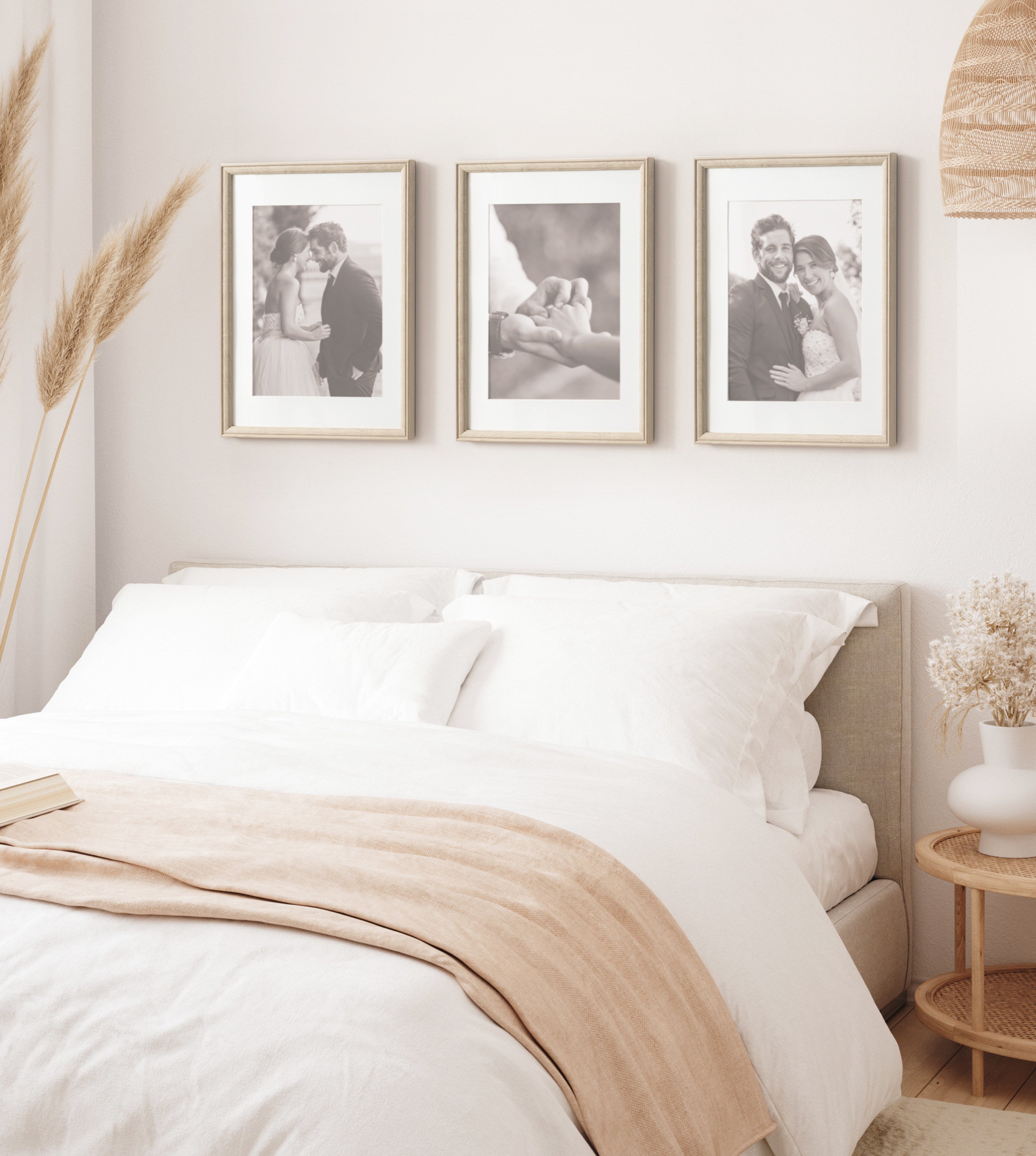 Wall Frame Natural 14x18 matted to 11x14 8