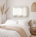 Scallop Mirror White 24x40 7