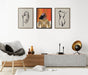 Art Set Sylvie Dark Gold 2 Piece Set 18x24 6