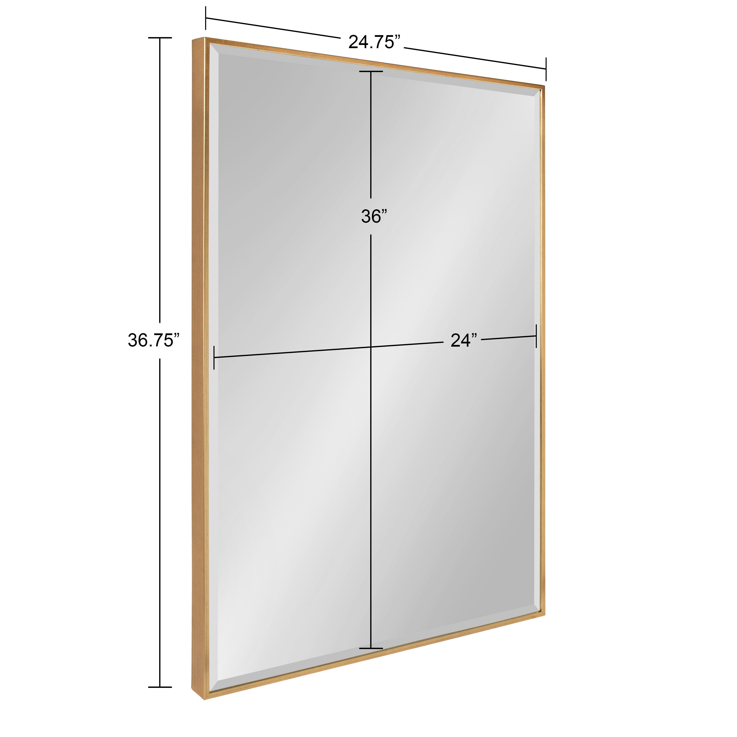 Rectangle Mirror Gold 24.75x36.75 5