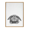 Sylvie Rabbit Framed Canvas by Simon Te of Tai Prints