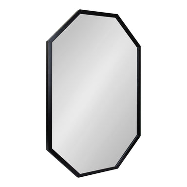 Octagon Mirror Black 24x36 1
