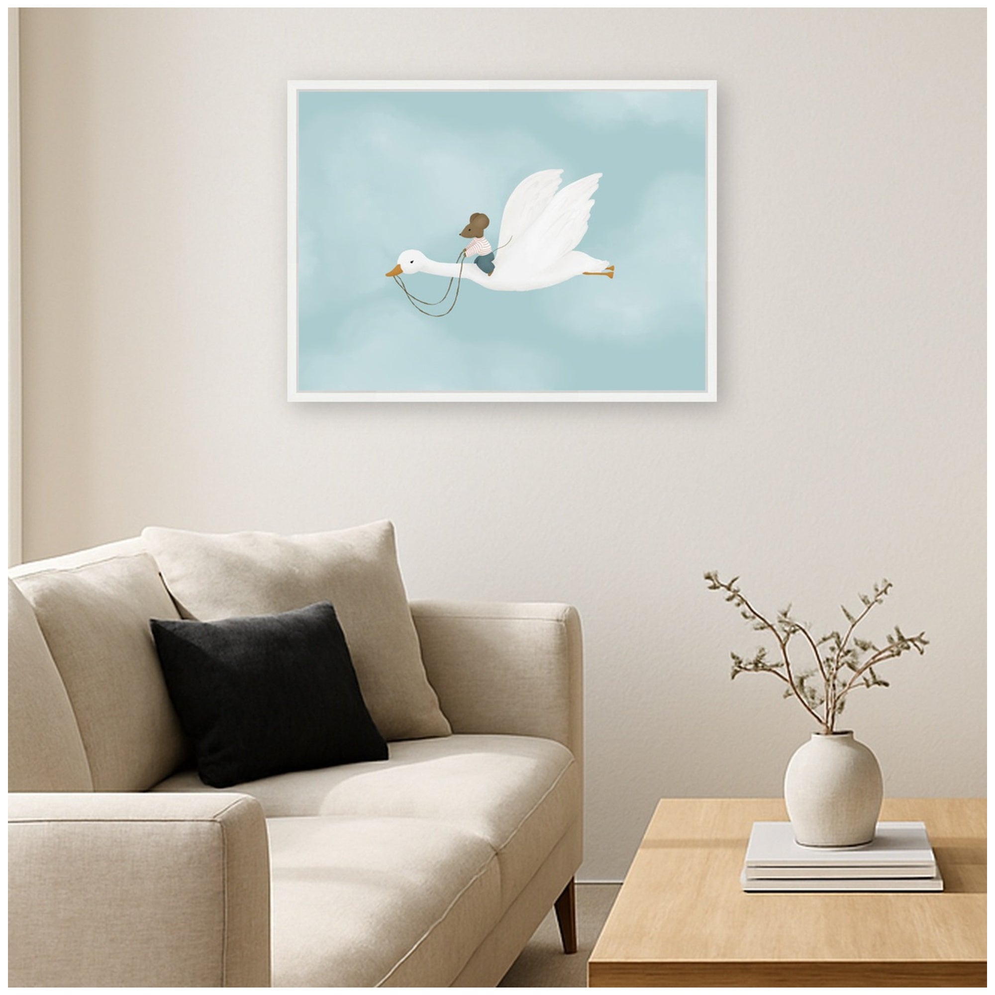 Framed Canvas 24x18 Sylvie White 7