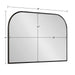 Arch Mirror Black 36x24 5