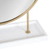Tabletop Mirror White Gold 18x22 3