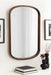 Capsule Mirror Dark Brown 24x36 6