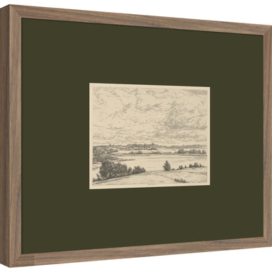 Framed Art Svelte Walnut 21x17 1
