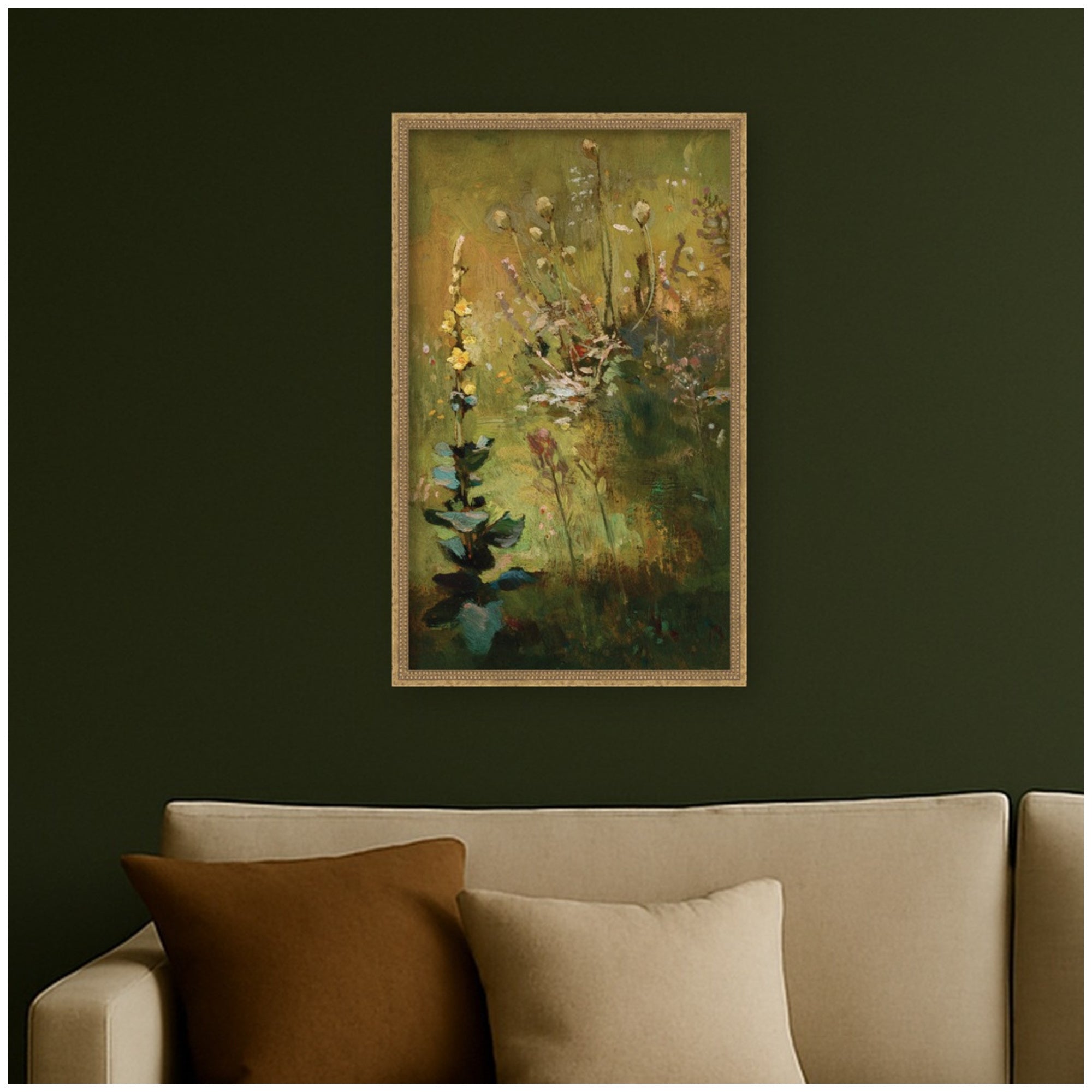 Mounted Canvas 26x42 Castellan Gold 7