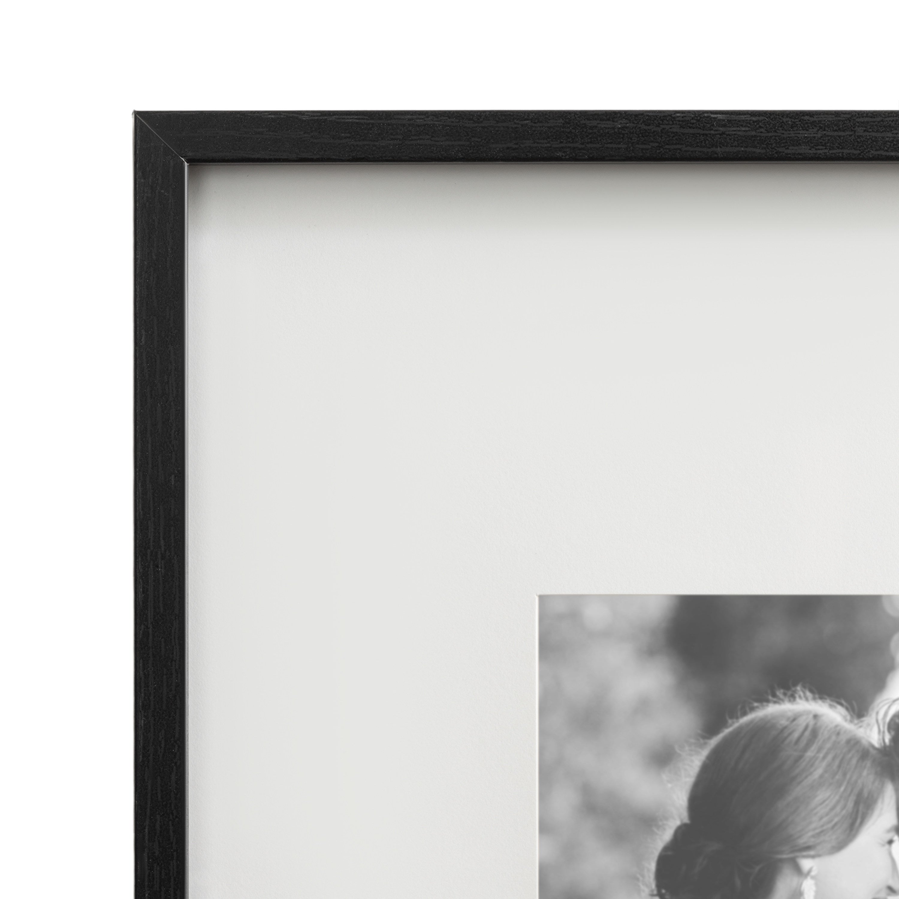 Wall Frame 16x20 matted to 8x10 Black 3