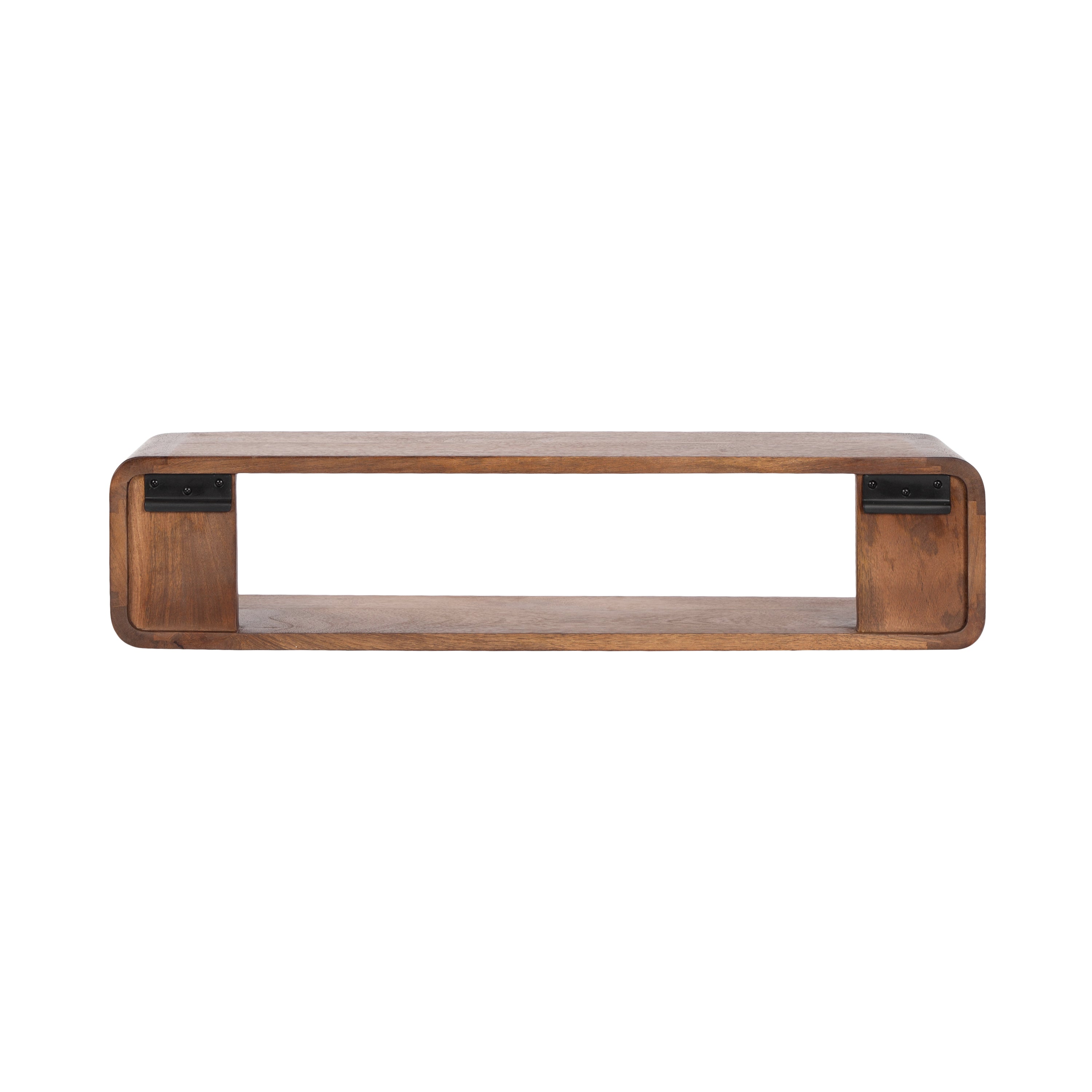 Floating Console Table Walnut Brown 30x7x7 4