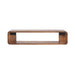 Floating Console Table Walnut Brown 30x7x7 4