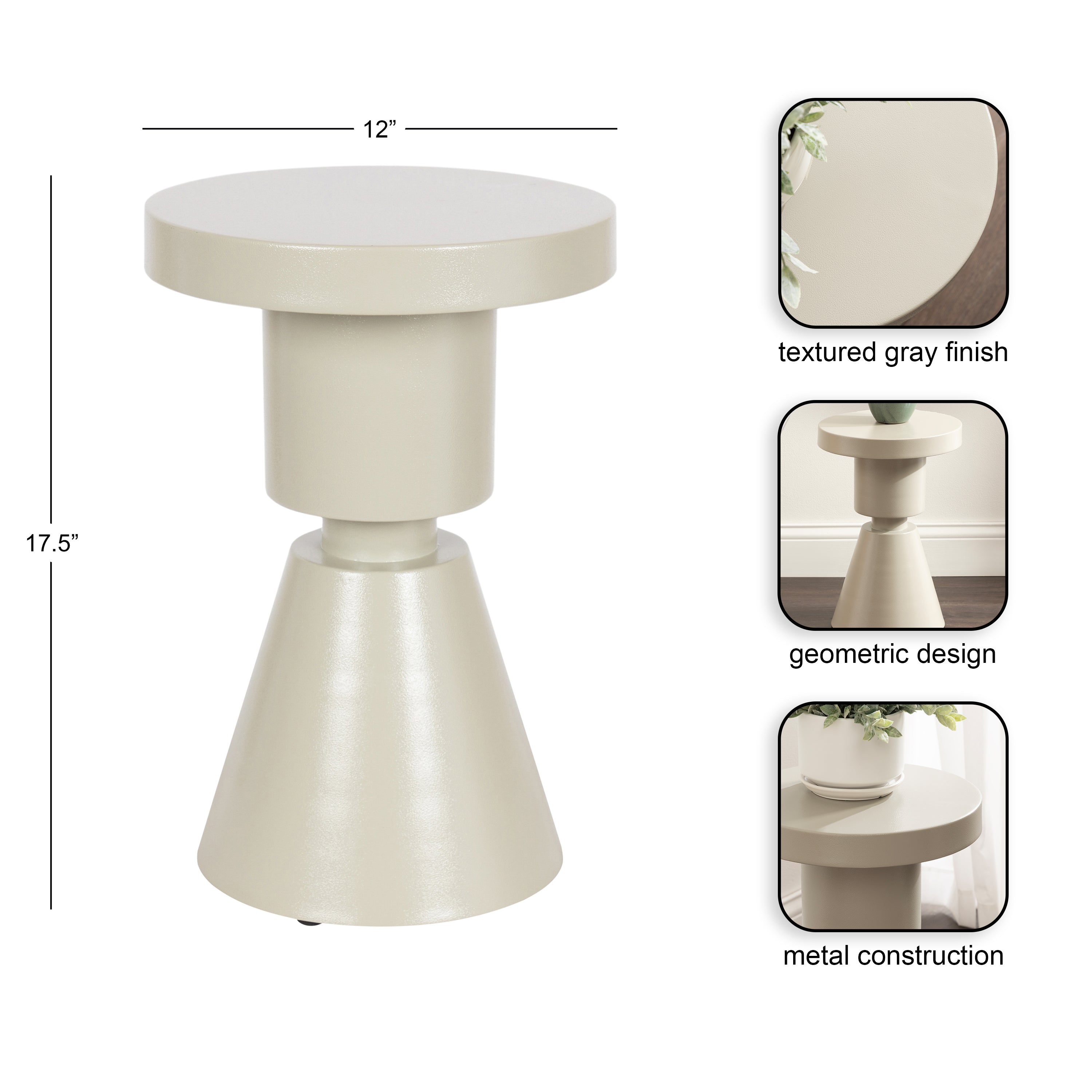 Boswell Metal Side Table