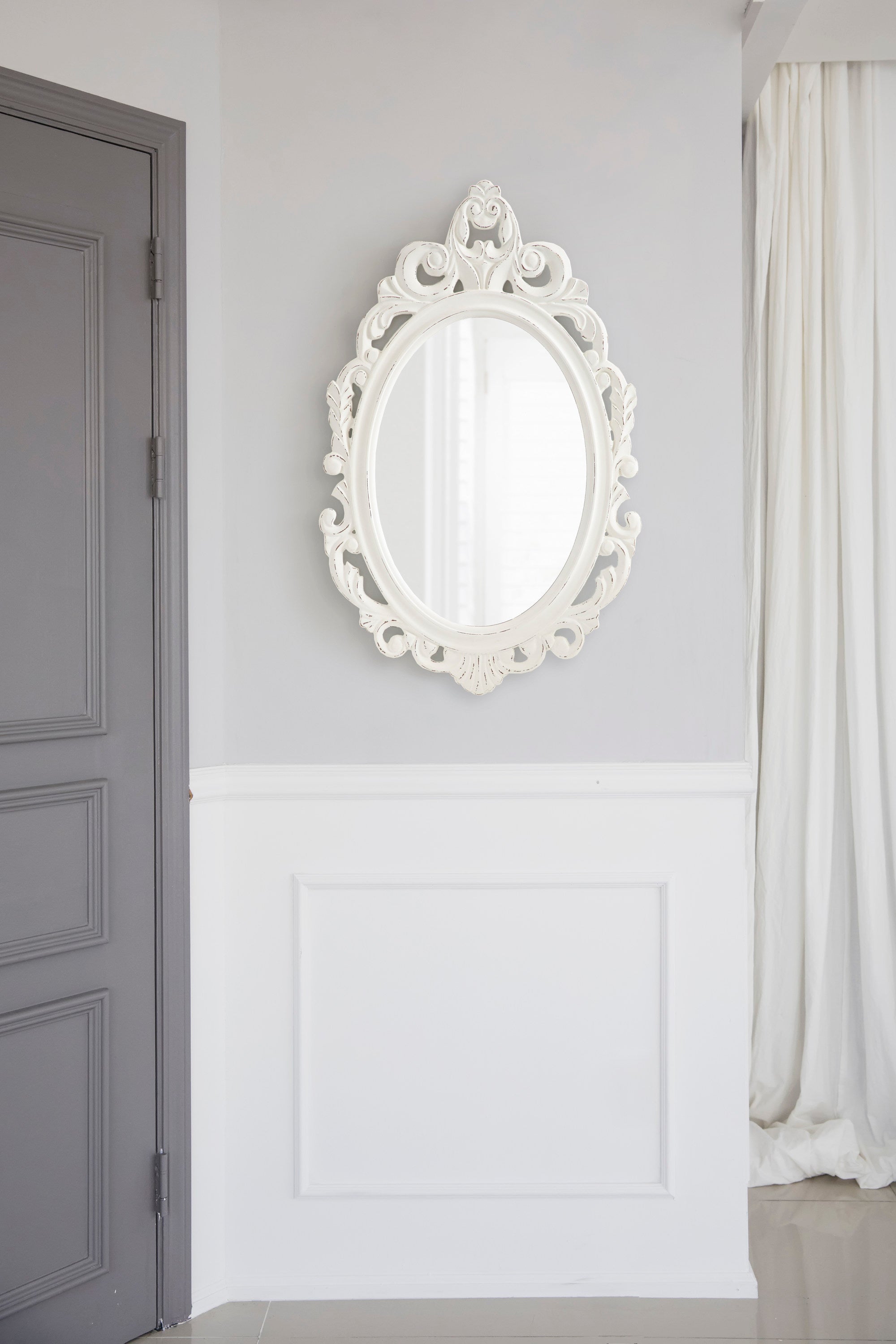 Oval White 20x32 7