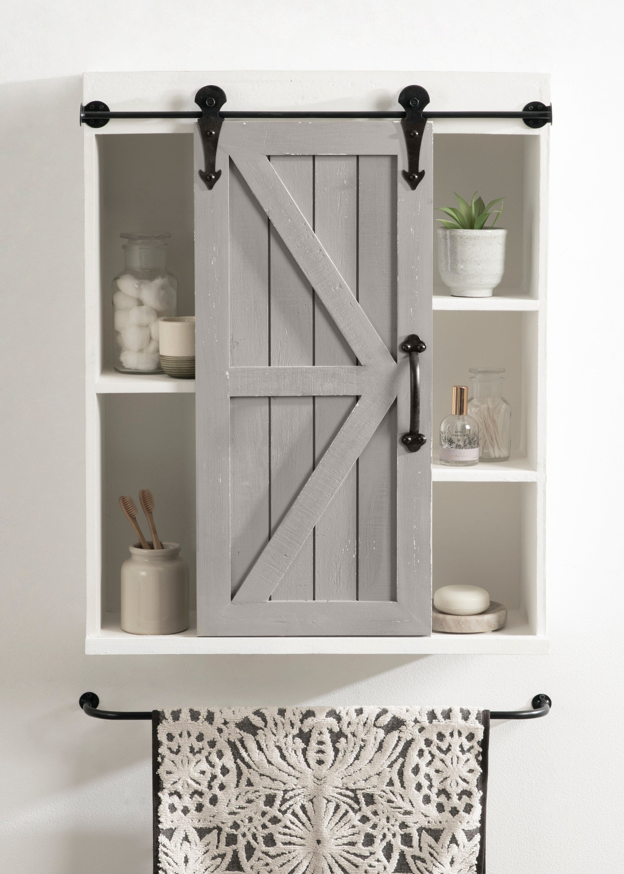 Cabinet White Gray 22x28 7
