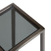 Side Table Black Pewter 7x7x21 4