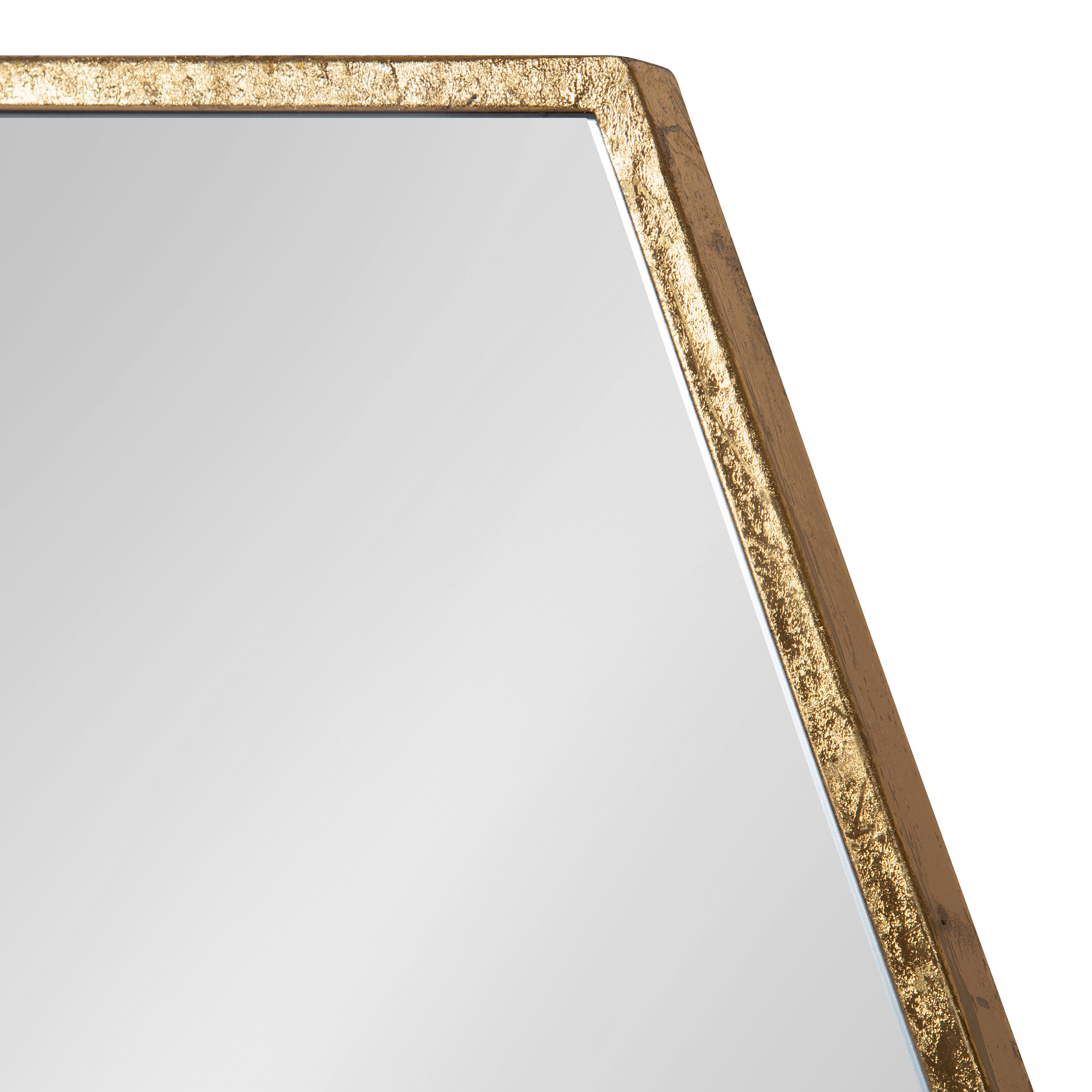 McNeer Hexagon Metal Wall Mirror