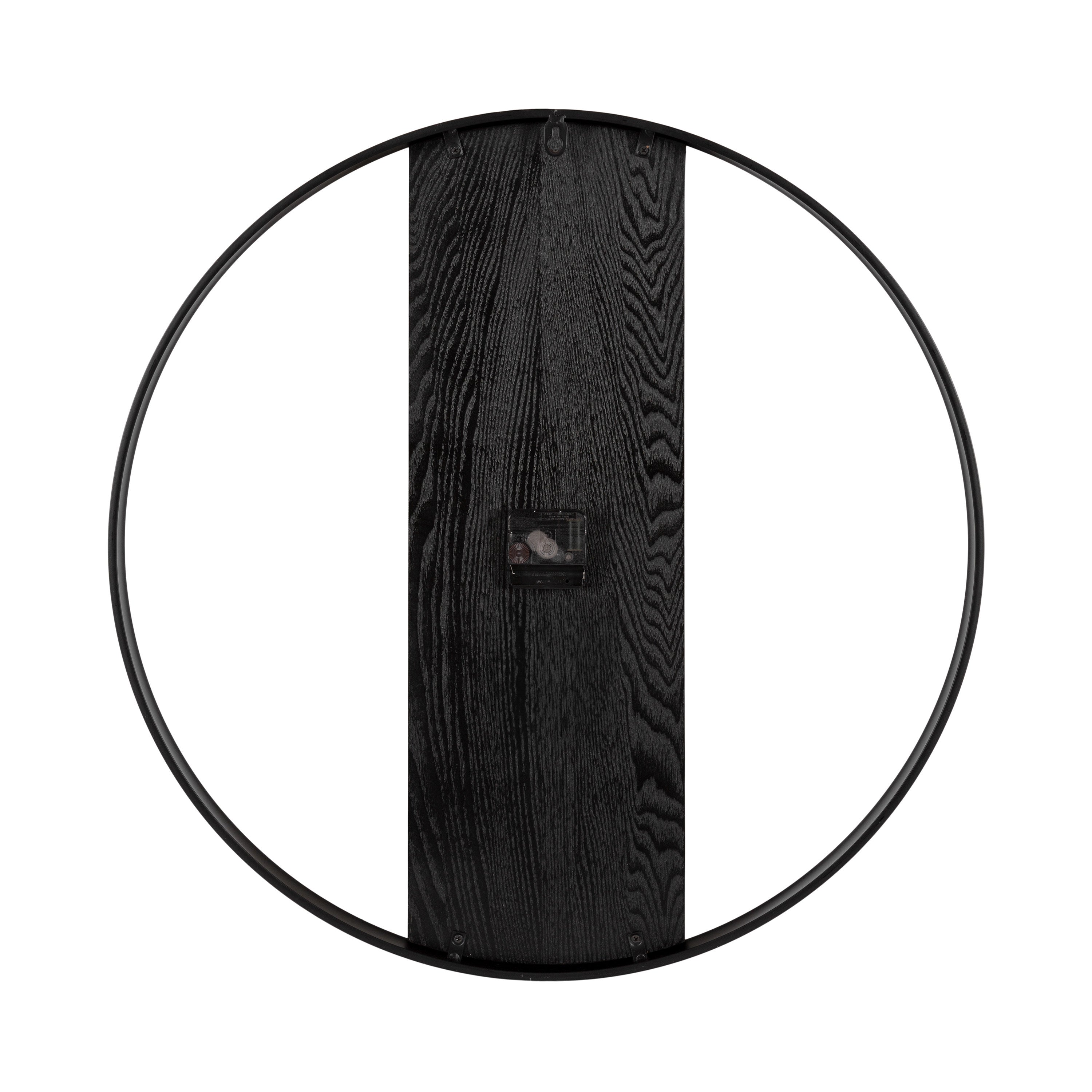 Wall Clock Black Gold 24" Diameter 4