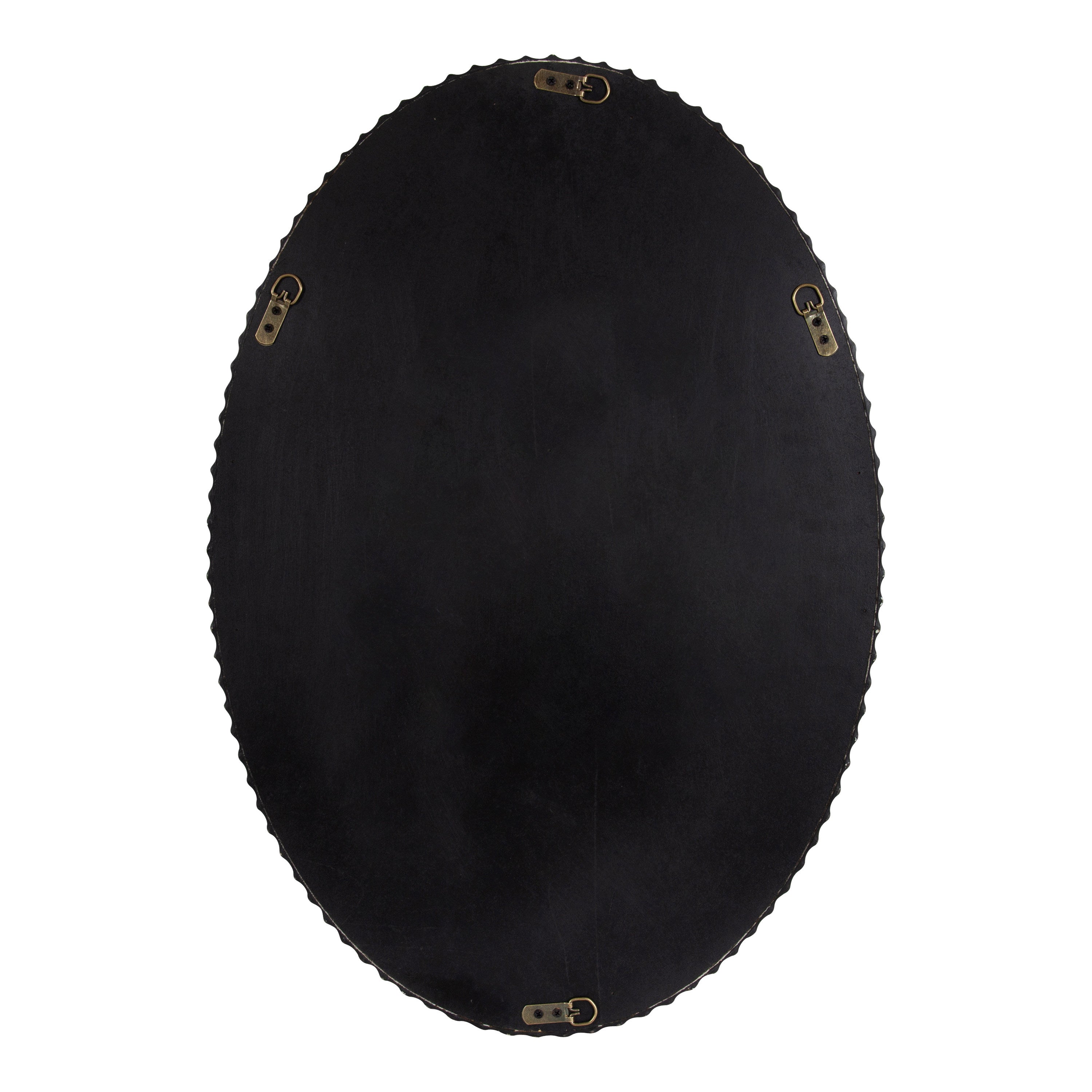 Elmora Fluted Oval Wall Mirror