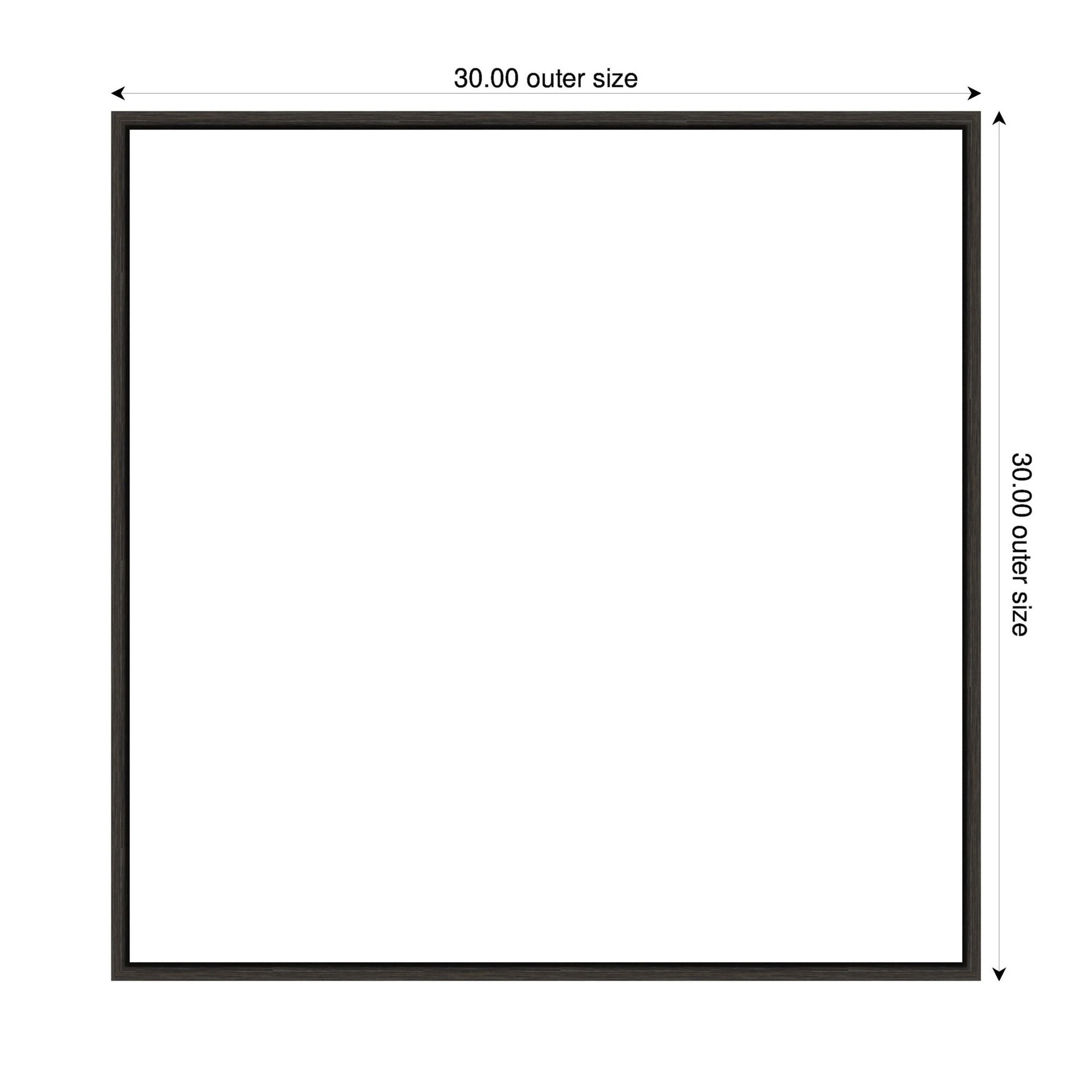 Art Set 2 Piece Set 30x30 Sylvie Dark Gray 2