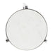 Drink Table White Silver 9x9x23 4